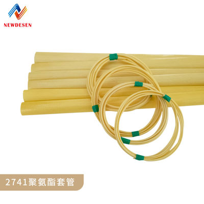 2741 Fiberglass Sleeving Coated with Polyurethane for F Grade Insulating Sleeve