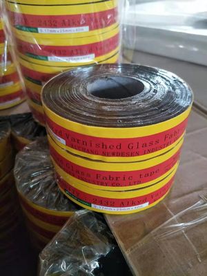 ALKYD FIBERGLASS INSULATION VARNISH TAPE 2432 IS USED HAND WINDING COIL