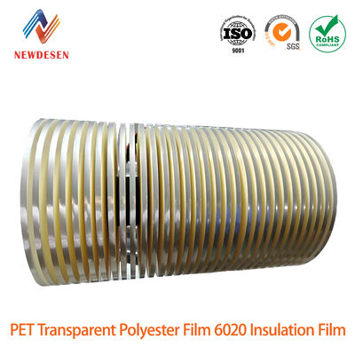 6020 Transparent Biaxially Oriented Polyester Film PET Electrical Insulation Tape for Transformers