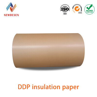DDP insulation paper Diamond Dotted Insulating Presspaper for oil-immersed transformers with 10~20KV maximum voltage, oil-resistant and strong adhesion